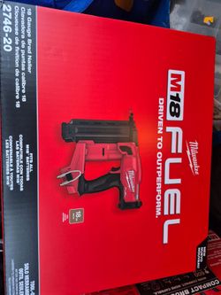 Milwaukee cordless 18 gauge nailer
