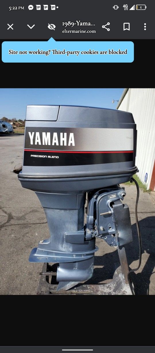 1999 Yamaha 90 HP Jet Outboard Motor
With Controls