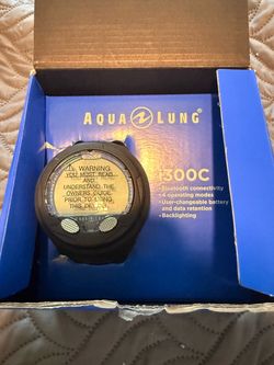 Aqua Lung Wrist Dive Computer Watch Black