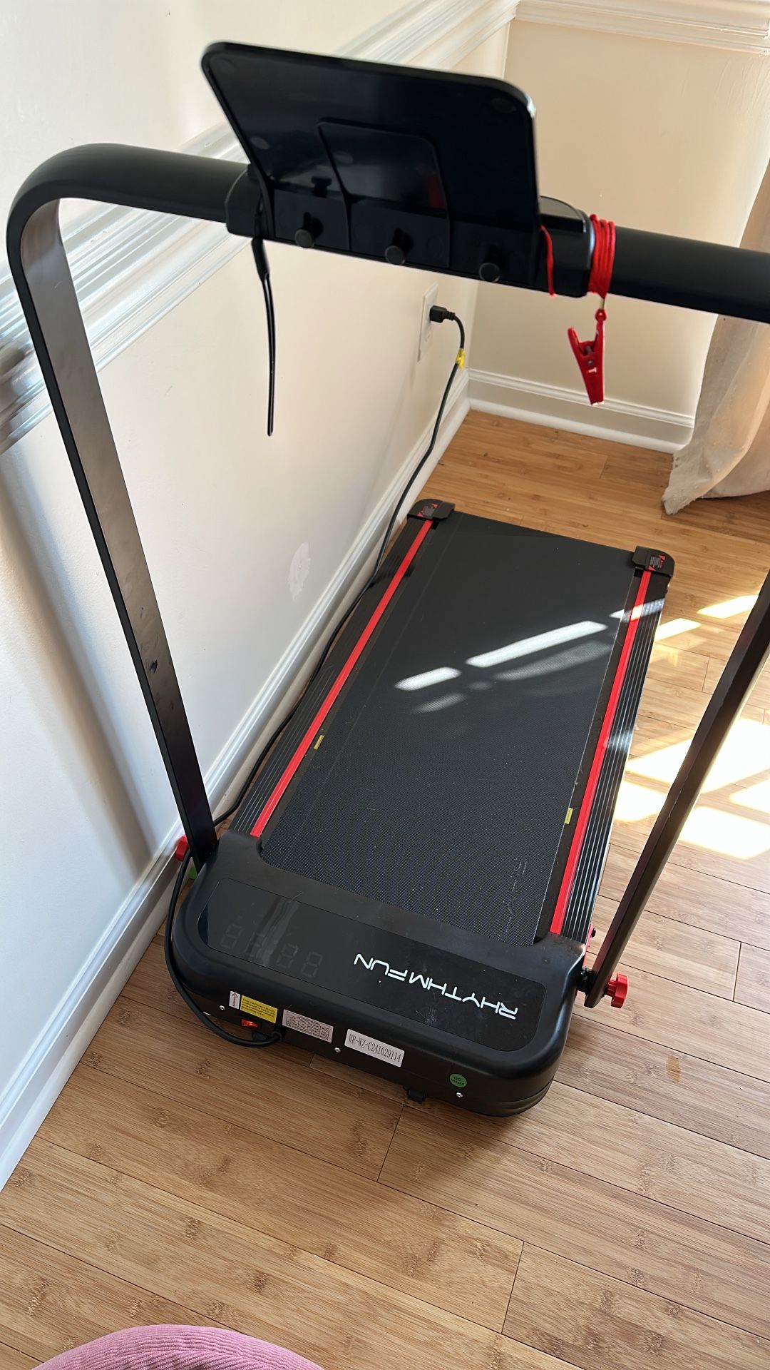 Rhythm Fun Incline Foldable Treadmill Walking Pad