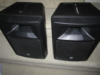 EV SX80 Professional Hi-Performance Two-Way Passive PA Speakers!