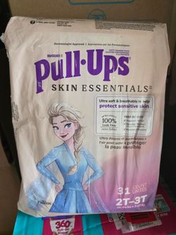Pull-Ups Skin Essentials 2T-3T 31 Count New (Frozen)