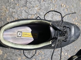 Footjoy DryJoy Black Golf Shoes 10.5