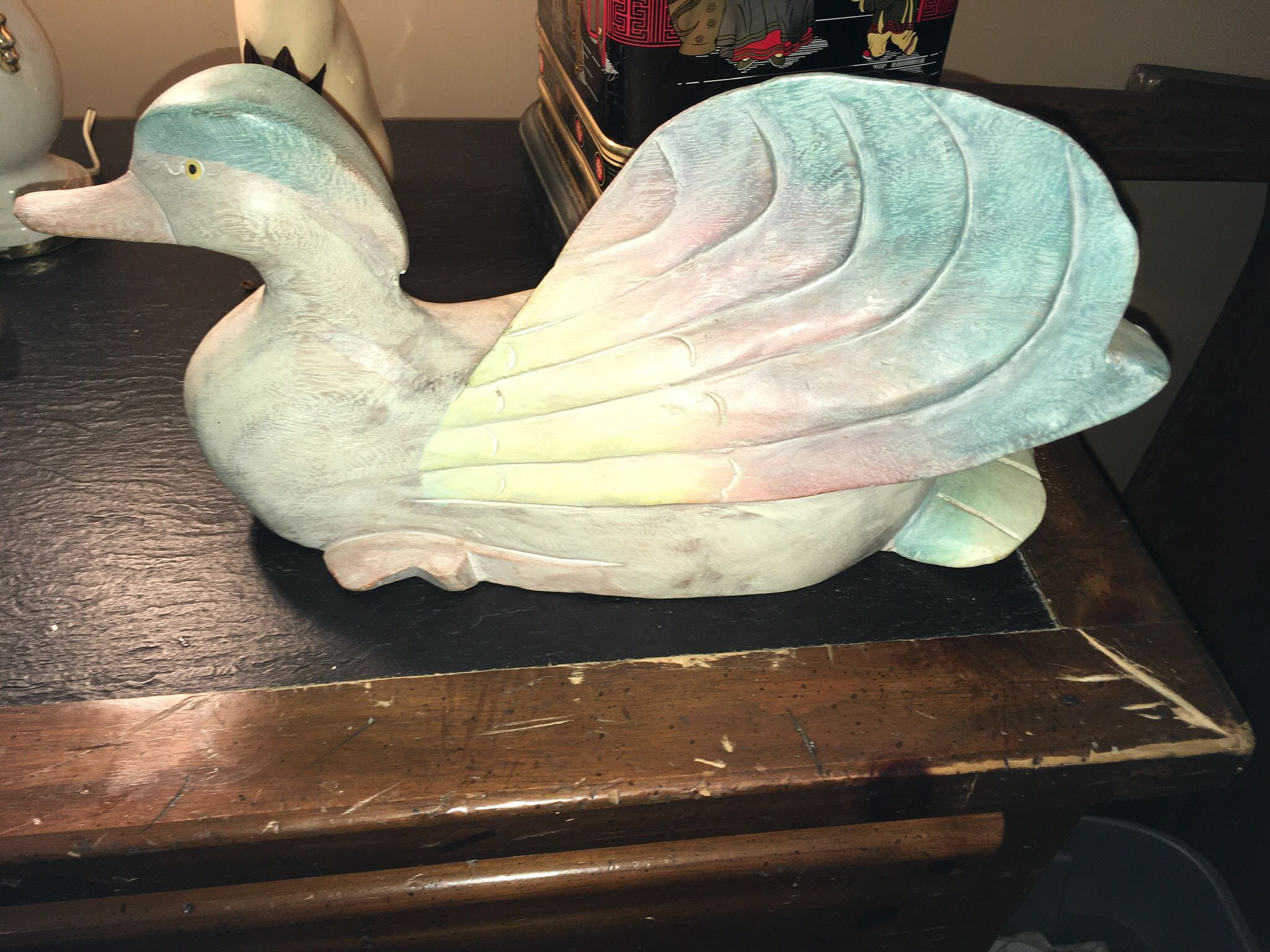 Woodcarved Duck