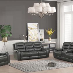 3 Piece Motion Living Room Set