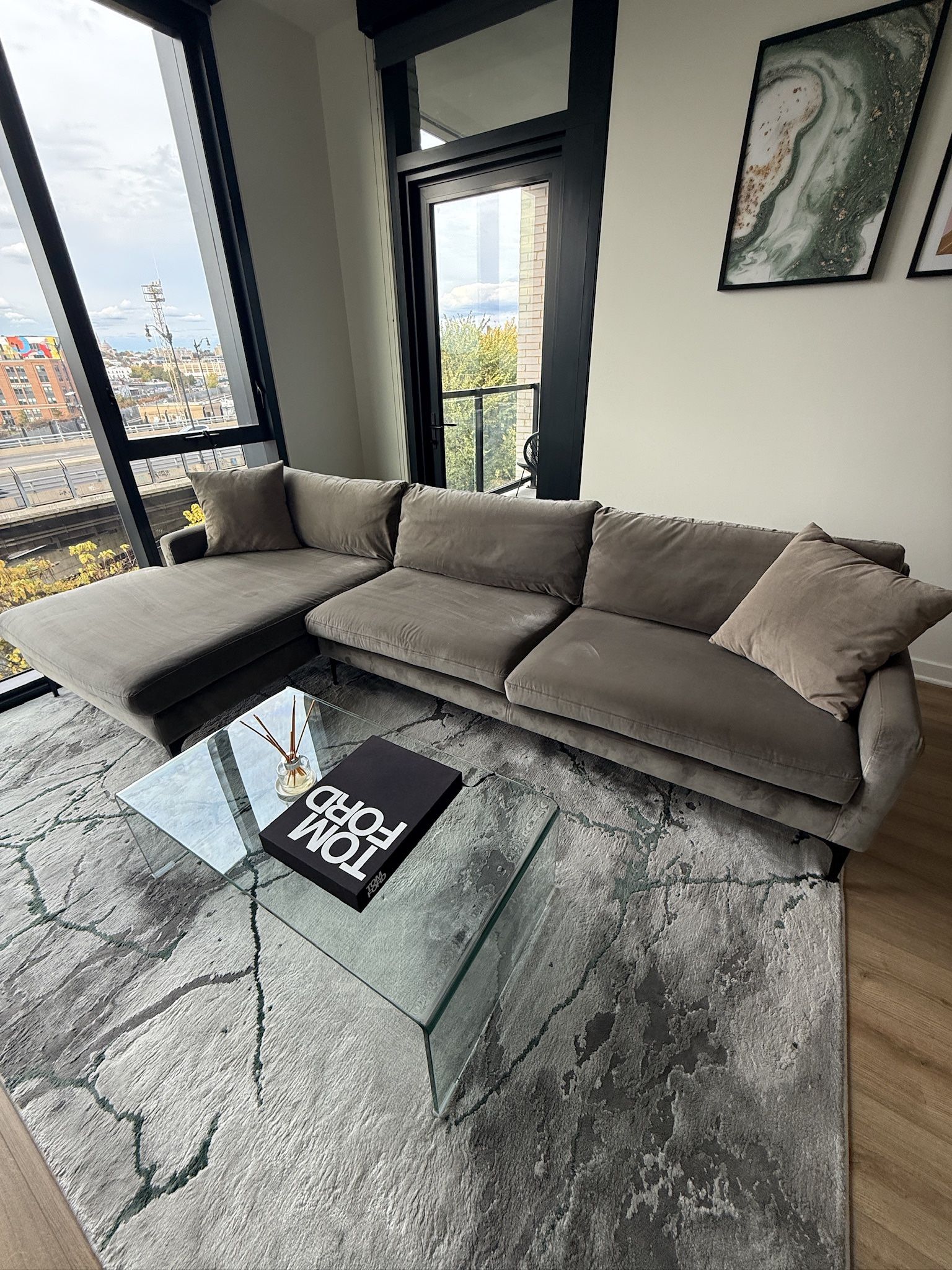 Modern Grey sectional