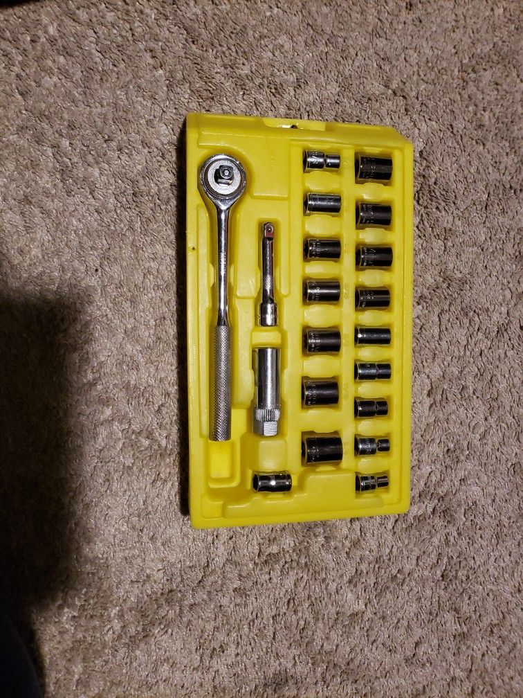 Set of sockets in perfect condition  .