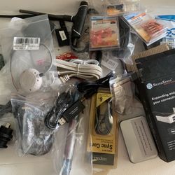 Electronic Components Cables Lot