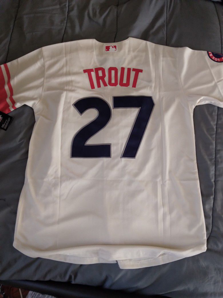 Mike Trout City Connect Angels Jersey..everything Stitched..size S.M.L.Xl  for Sale in Long Beach, CA - OfferUp