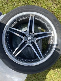 18 in. Custom Rims 5 Lug