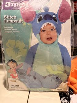 Disney Stitch Infant Jumpsuit Costume 0-6 Months