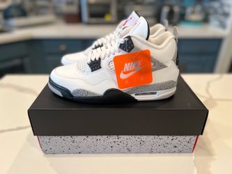Air Jordan 4 White Cement