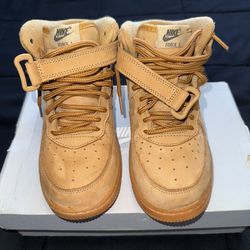 Nike Air Force 1 Mid “Wheat” – Size 2.5Y