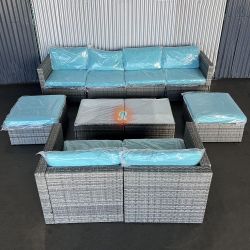 10pc Outdoor Patio Furniture Sectional Set