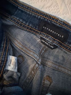 Juniors Aeropostale Low Rise Flare Jeans Size 00 Short