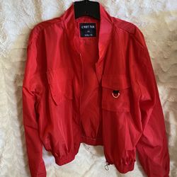 Red Windbreaker