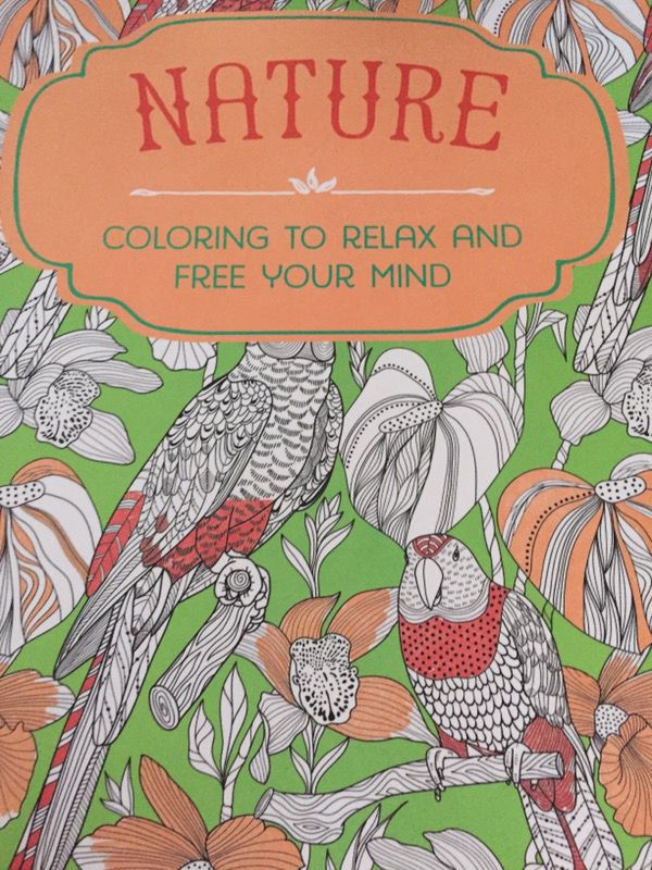 Nature Adult Coloring Book