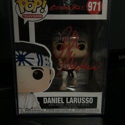 Cobra Kai Daniel Larusso Funko Signed by Ralph Macchio