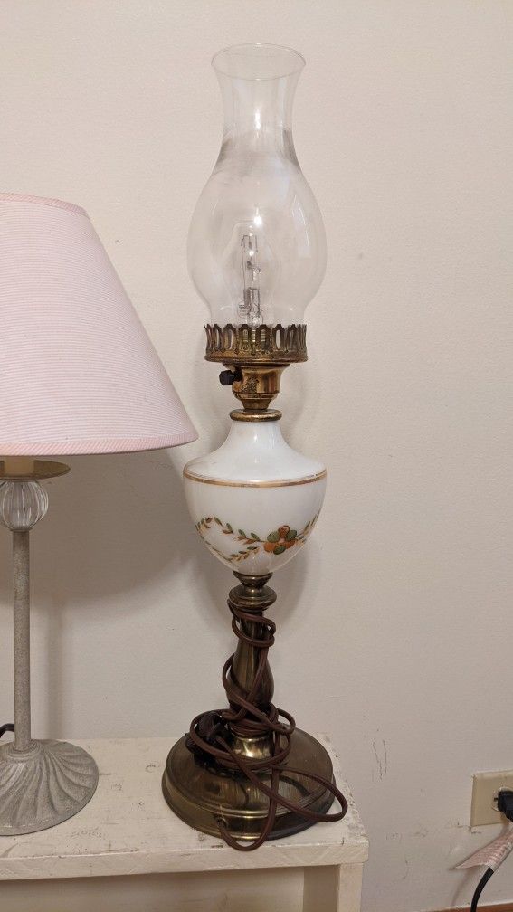 Antique Glass Lamp