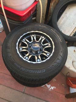 6x5.5 Wheels and Tires 16 inch set