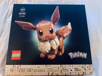 LEGO Pokémon Eevee 72151 Build Together Set 587 pcs Age 18+ (2024)