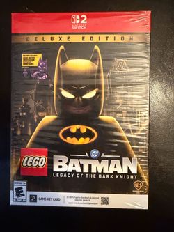 Nintendo switch   2  batman deluxe  version No mini figure  please read