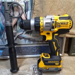 NEW DEWALT 20V BRUSHLESS 1/2 HAMMER DRILL DRIVER AND BATTERY 