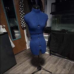 Blue Adjustable Female Dressmaker's Dummy