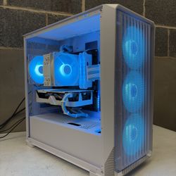 RTX Gaming PC White RGB Computer Desktop (RTX 2060, 1TB SSD)  