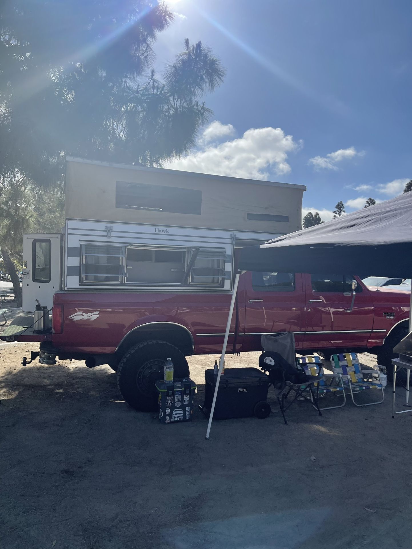 Four wheel camper