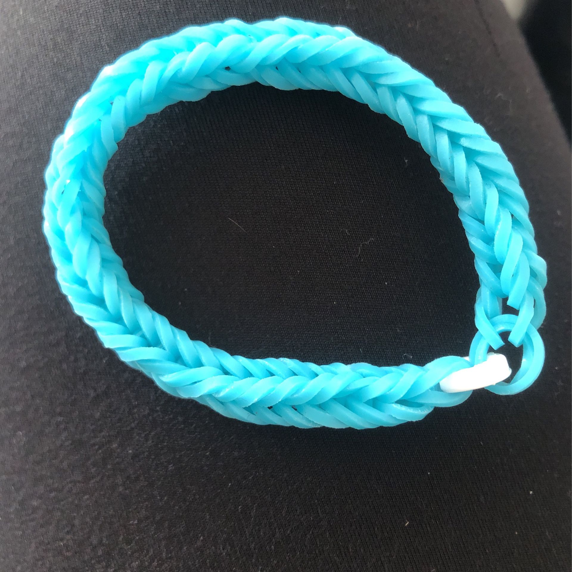 Blue Bracelet, Homemade By Hand