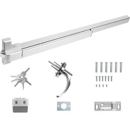 IRONWALLS 41” Stainless Steel Panic Exit Push Bar
