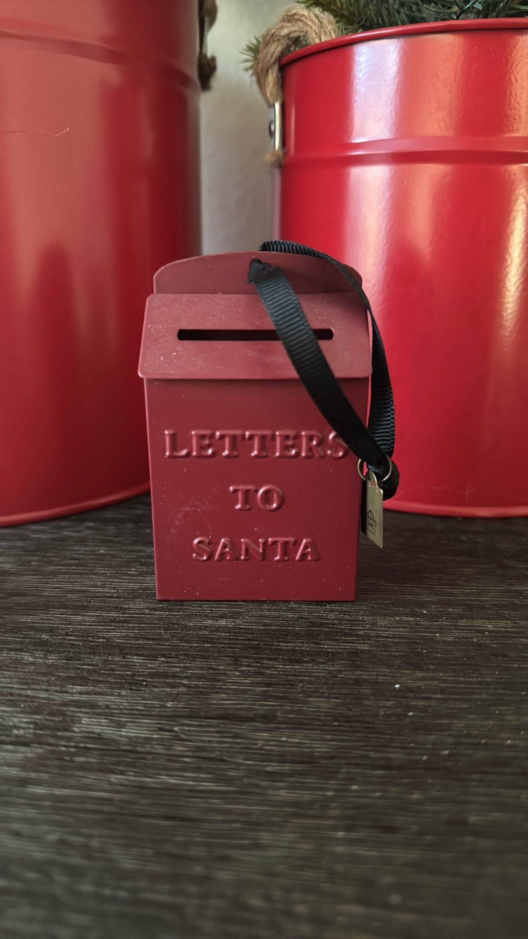 Metal Letters To Santa Ornaments 