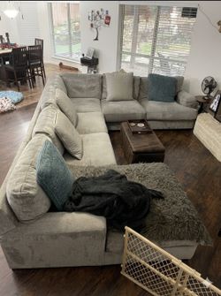Large Gray Sectional