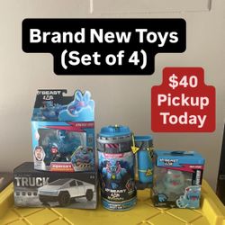 Brand New Toys (Set Of 4)