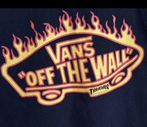 Thrasher Vans skateboarding T-shirt size small