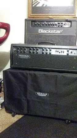 Mesa Boogie Nomad head with footswitch Mesa 212 cab with cover $1,600 or best offer