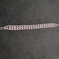 Vintage Cubic Zirconia Choker Necklace