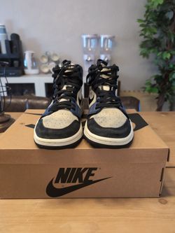 Size 10 - Jordan 1 High Zoom Air CMFT 2 'Muslin Blackened Blue' Womens