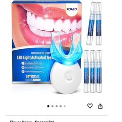 Brand new LED light whitening teeth kit with sealed unopened box