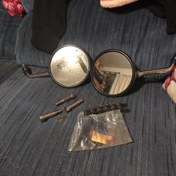 Honda Shadow 750 Round Motorcycle Mirrors 