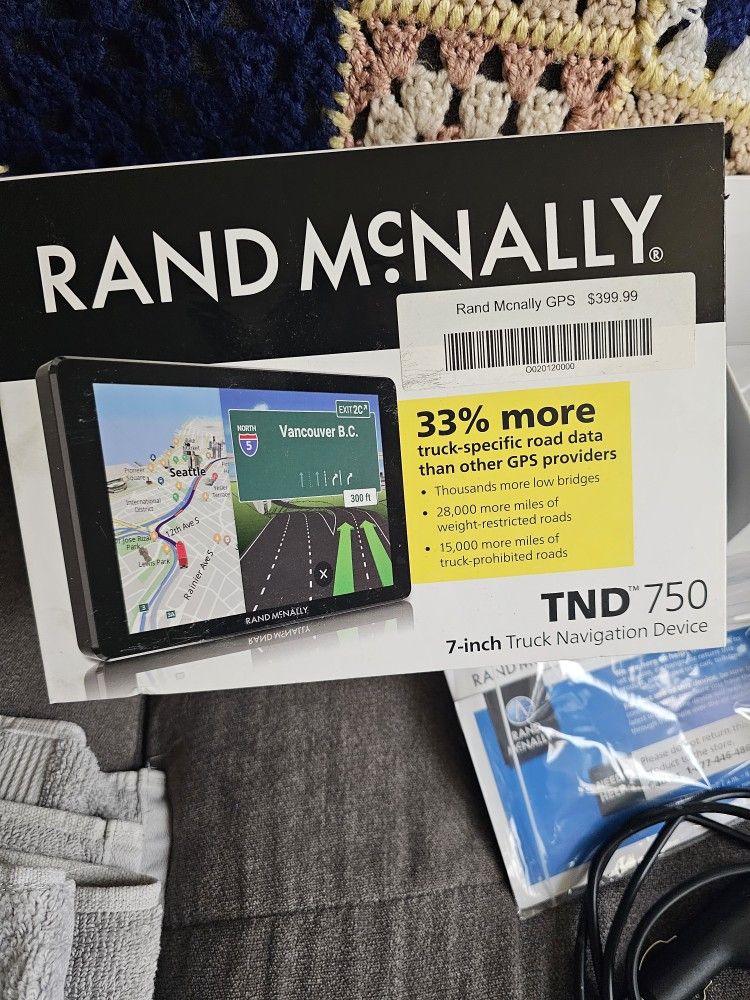 Rand McNally Truck gps System