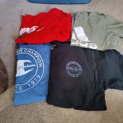 Men's Medium 4 Shirts, Nike, 2 Champion And Adidas 