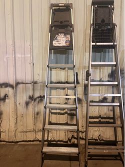 8ft ladder, 12ft max
