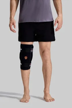 NEENCA Hinged Knee Brace — Large, Black