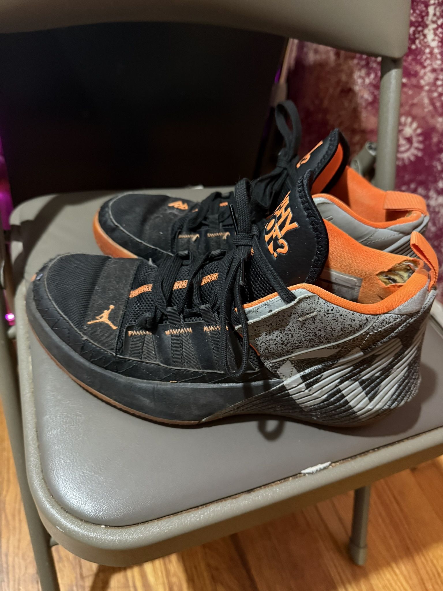 Jordan Why Not? Chaos Orange and Black
