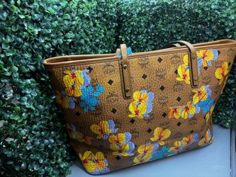 Mcm Visetos Shopper Tote