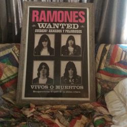 26/36. Framed Ramones Poster