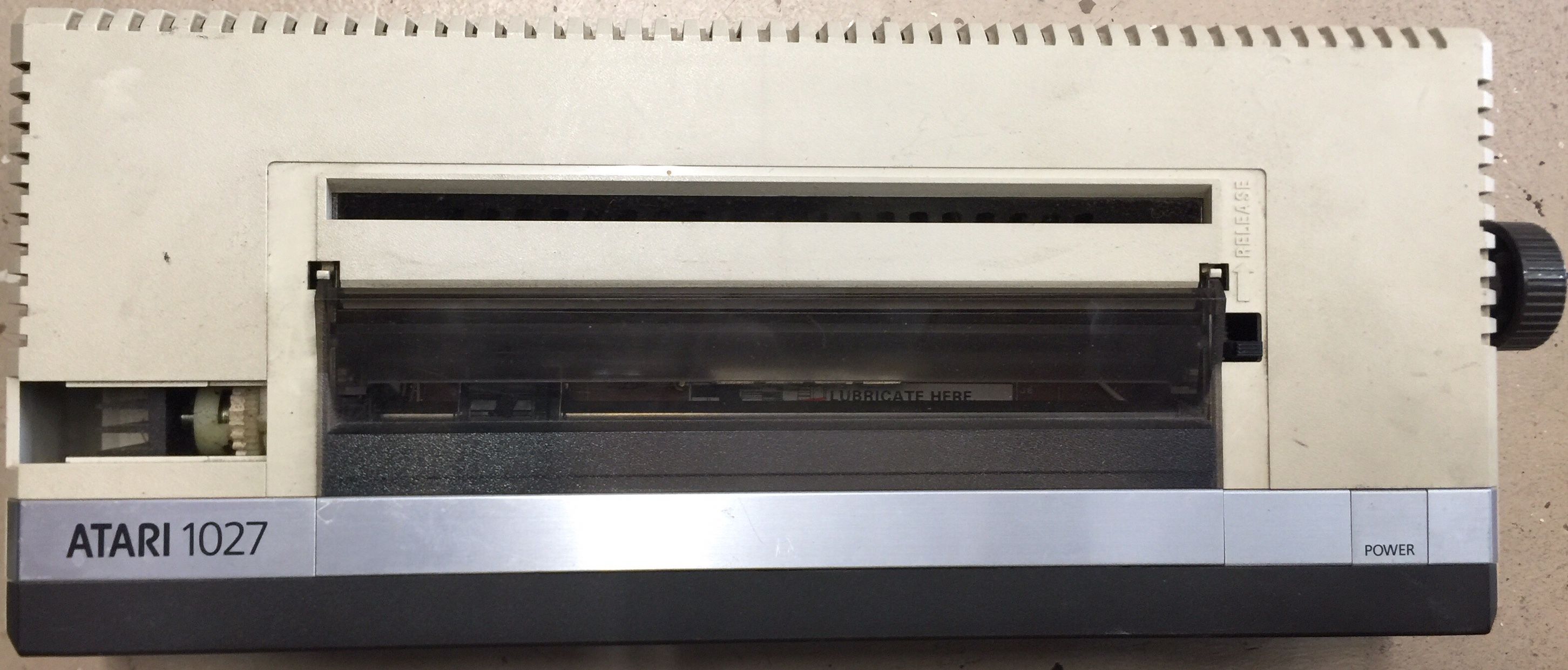 Atari 1027 Letter printer FOR PARTS