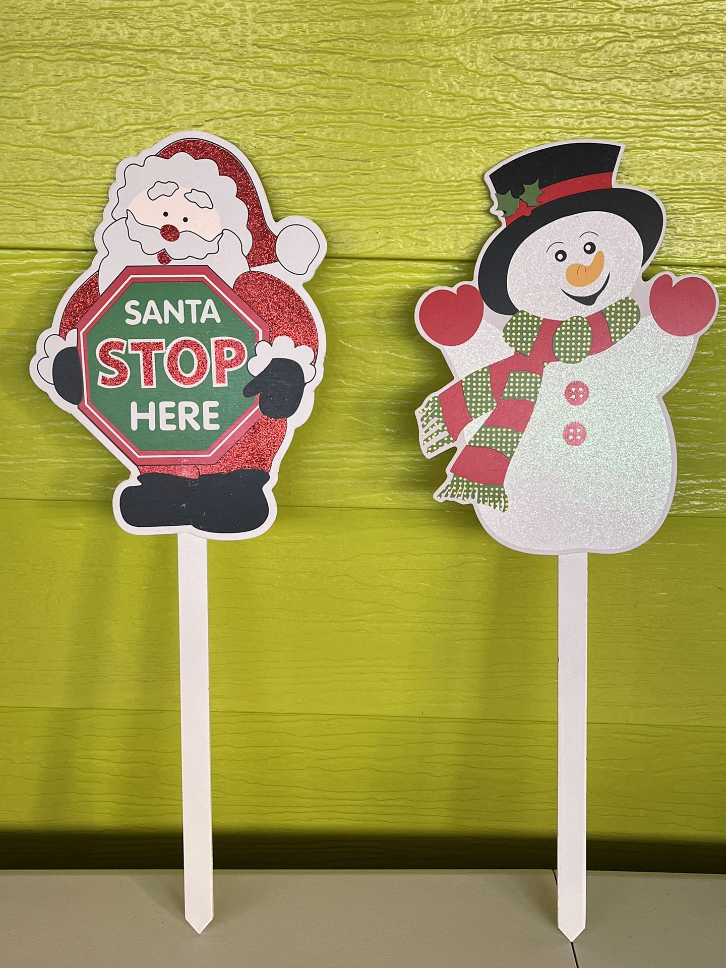 Christmas yard stake’s there’s